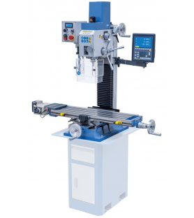 Bernardo BF30N Super Metallbohr- und Fräsmaschine mit Vorschub und 3-Achsen-Digitalanzeige ES-12 V