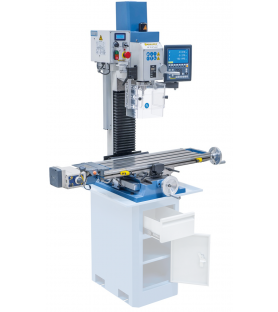 Bernardo BF30N Super Metallbohr- und Fräsmaschine mit Vorschub und 3-Achsen-Digitalanzeige ES-12 V