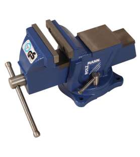 Morsa da banco con base girevole Holzmann WBS125N