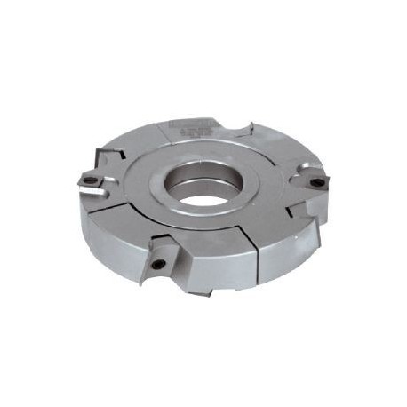 Grooving cutter adjustable 30 to 60 mm with TC reversibles blades