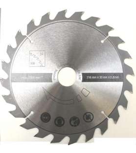 Circular saw blade dia 216...