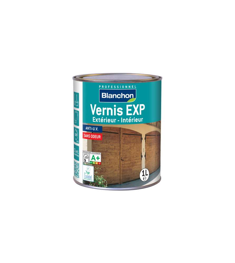 EXP Wood Varnish Exterior Interior Blanchon Light Oak - 2.5L