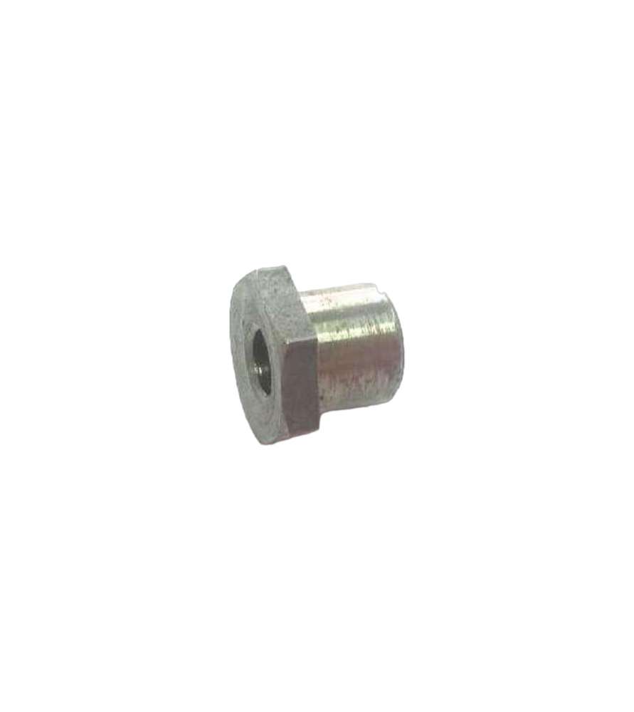 Screw for overmolded roller