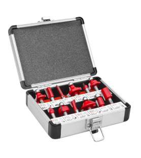 COFFRET FRAISES POUR DEFONCEUSE QUEUE 12 MM - SARLAT OUTILLAGE