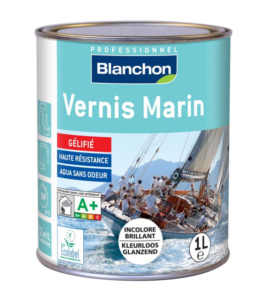Vernice marina incolore lucida Blanchon - 2.5L