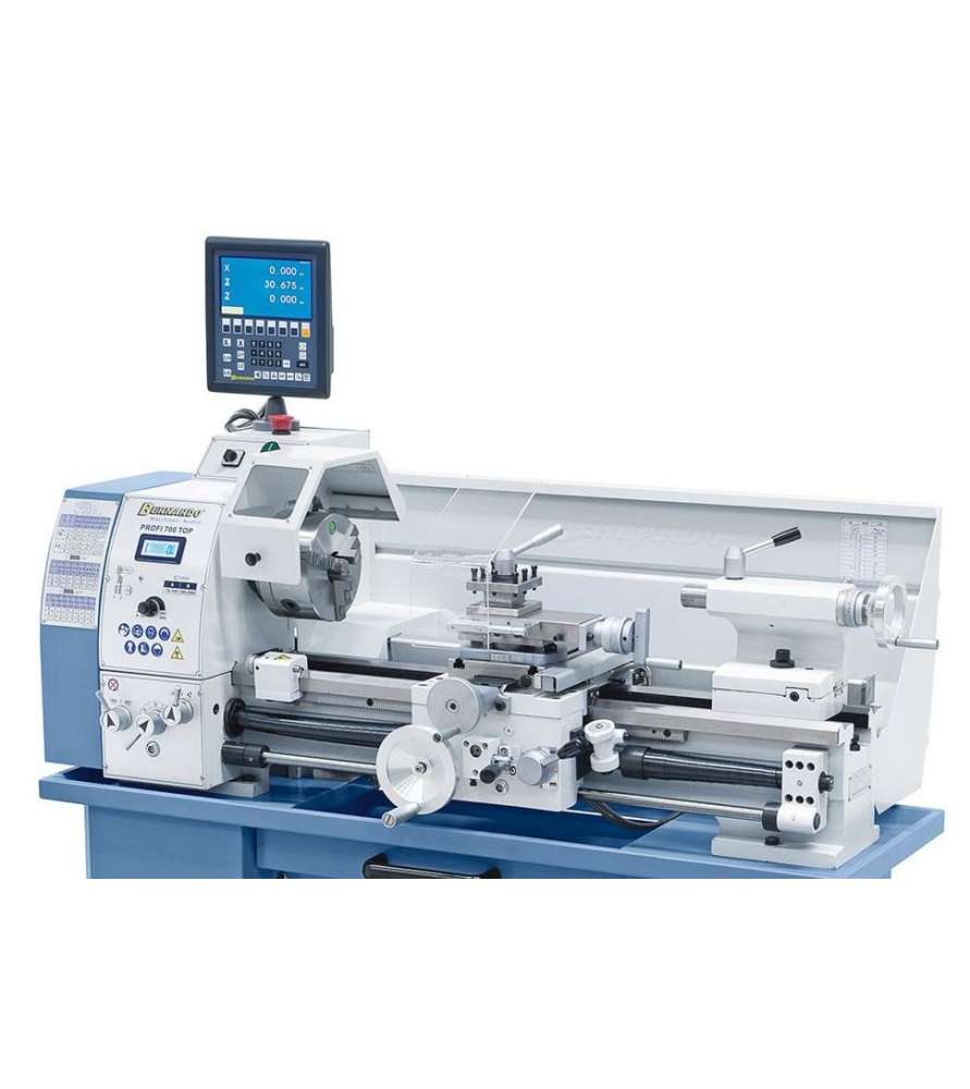 Torno para metal Bernardo Profi 700 Top con display digital de 2 ejes