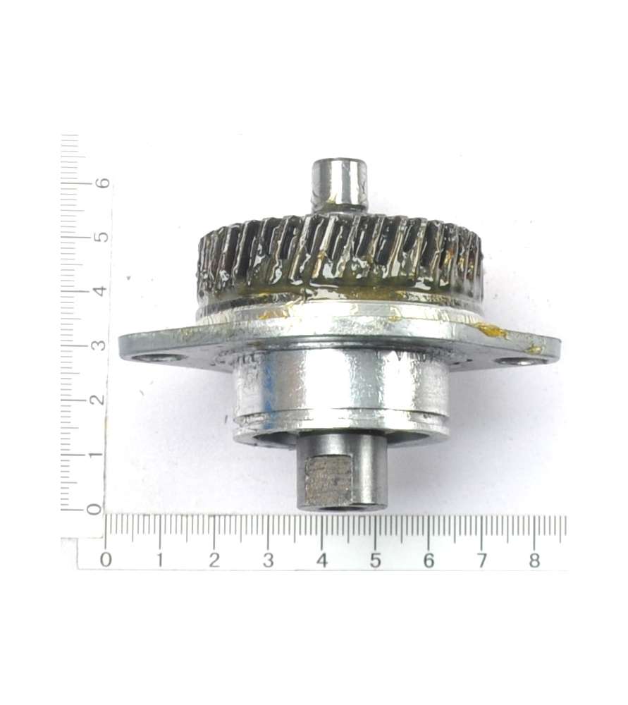 Complete blade axle with pinion for Scheppach HM110MP and Dexter DX254 radial miter saw