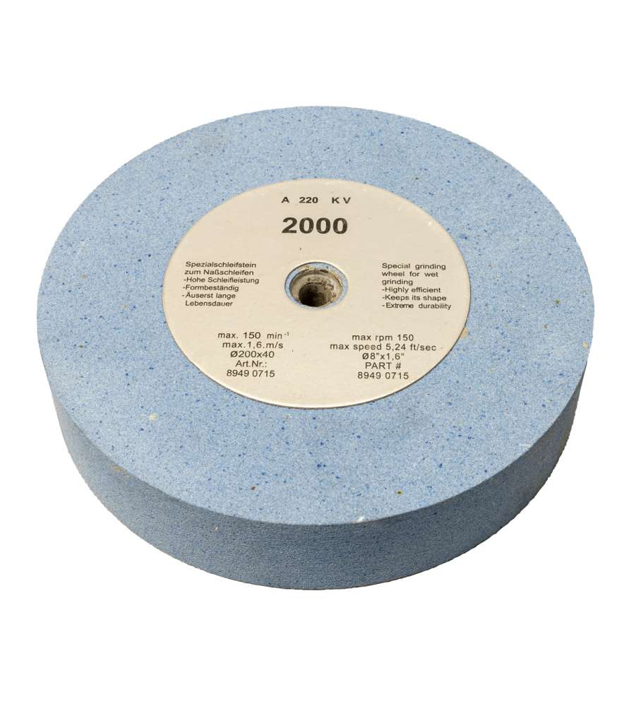 200 mm Grinding Wheel for Water Grinding Machine - Holzmann NTS200SST Grit 220