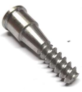 8 mm pigtail for wood lathe chuck - Screw pitch length 20 mm