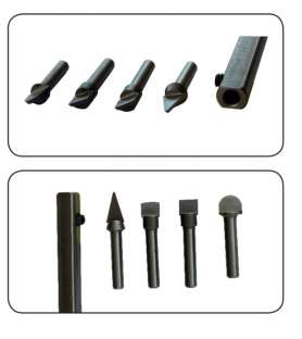 Leman 4 in 1 turning tool - 4 interchangeable carbide heads