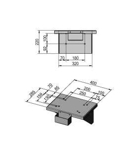 Console WH for bench grinder