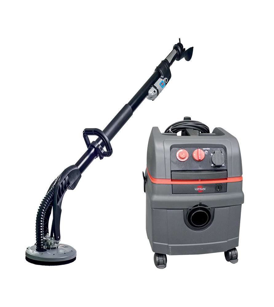 Aspirapolvere Leman ASP255 25 L + set levigatrice Leman POG225 PRO