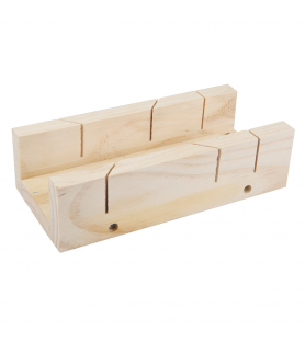 Caja de ingletes de madera Silverline 250x85 mm