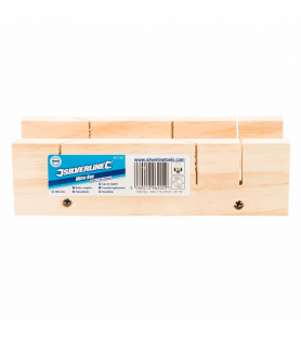 Silverline wooden miter box 250x85 mm