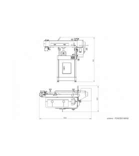 Ponceuse de chants oscillante Holzprofi MAKER PCHO2260