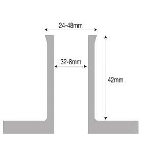 Jeu de mors Nez long pour mandrin 70 mm