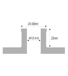 Set ganasce da 25 mm per mandrino da 95 mm