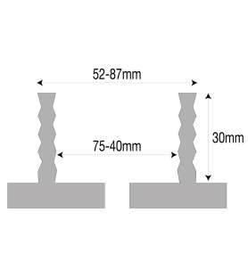 Set di ganasce a dente di sega per mandrino da 95 mm