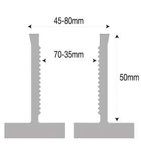 Jeu de mors longues pinces pour mandrin 95 mm