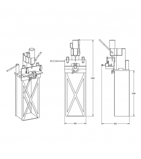 Holzprofi MAB01 Square Chisel Mortiser - 400V