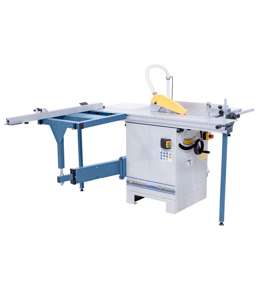 Sliding table saw Bernardo FKS1600H with 1600 mm trolley - 230 V