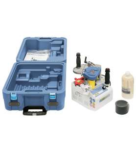 Plaqueuse de chant portative Bernardo PEB300S - Affleureuse et accessoires inclus