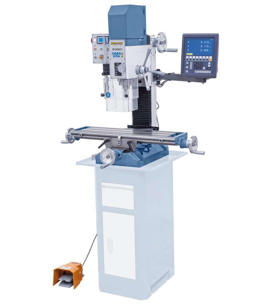 Bernardo BF28BDC drilling and milling machine with 3-axis digital display