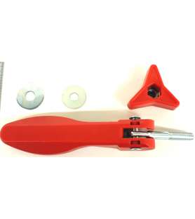 Poignée de serrage 5911238011 pour tondeuse Scheppach, Parkside et Woodstar