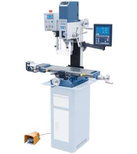 Bohr- und Fräsmaschine Bernardo BF28BDC mit Vorschub und 3-Achsen-Digitalanzeige