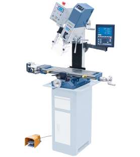 Bohr- und Fräsmaschine Bernardo BF28BDC mit Vorschub und 3-Achsen-Digitalanzeige