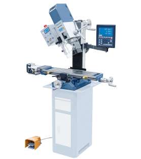 Bohr- und Fräsmaschine Bernardo BF28BDC mit Vorschub und 3-Achsen-Digitalanzeige