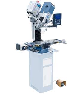 Bohr- und Fräsmaschine Bernardo BF28BDC mit Vorschub und 3-Achsen-Digitalanzeige