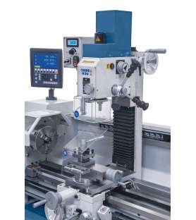 Metal lathe and milling machine with 2-axis digital display Bernardo Proficenter 880 G Vario