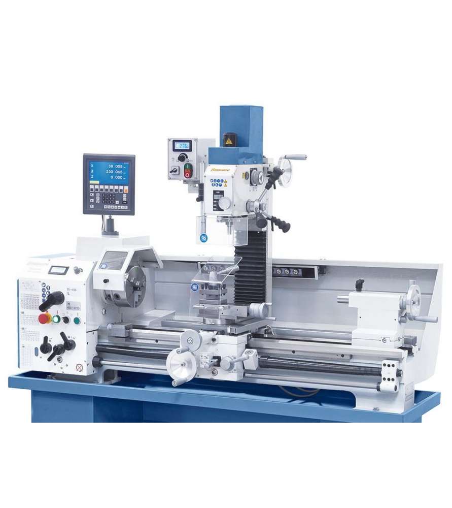 Metal lathe and milling machine with 2-axis digital display Bernardo Proficenter 880 G Vario