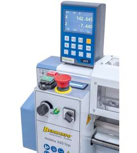 Bernardo Hobby 350 TOP Metalldrehmaschine mit 2-Achsen-Digitalanzeige DT40