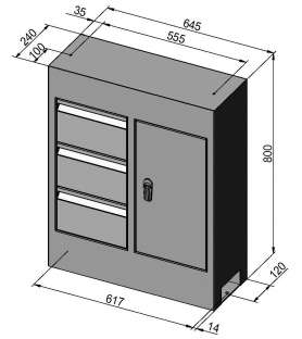 Deluxe base for Bernardo metal lathe between centers 300 to 350 mm