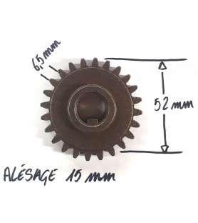 Ingranaggio a 24 denti per fresatrice per legno