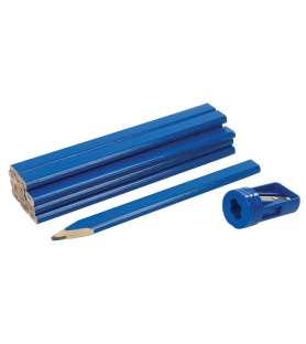 Crayons de menuisier pour traçage sur le bois (12 pièces)