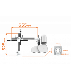 Automatic power feeder Maggi Steff 2033 for spindle moulder - 8 speeds - 750W