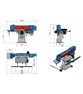 Lijadora de cantos oscilante Holzprofi PCHO2600 - 400V