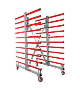 Carrello di asciugatura mobile doppio Holzmann TAW70DUO