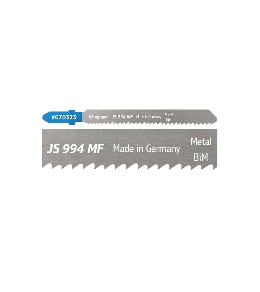 Bimetall-Stichsägeblatt Klingspor JS 994 MF Spezial - gerade Schnitte - Für Stahl- und Edelstahlbleche - 5 Stück Bimetall-Stichsägeblatt Klingspor JS 994 MF Spezial - gerade Schnitte - Für Stahl- und Edelstahlbleche - 5 Stück