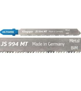 Klingspor JS 994 MT Spezial Bi-Metall Stichsägeblatt - Feine und variable Zahnung für Stahl- und Edelstahlbleche - 5 Stück