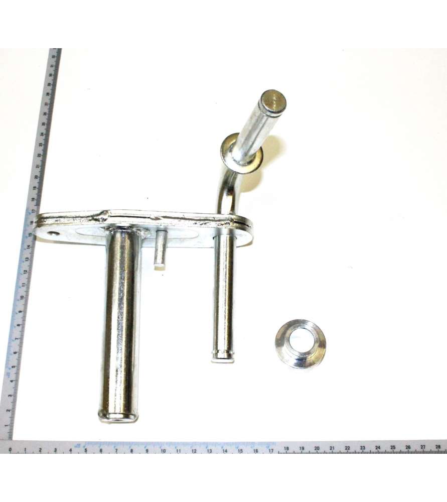 Essieu de roue avant gauche 5911235050 pour tracteur tondeuse Scheppach et Parkside