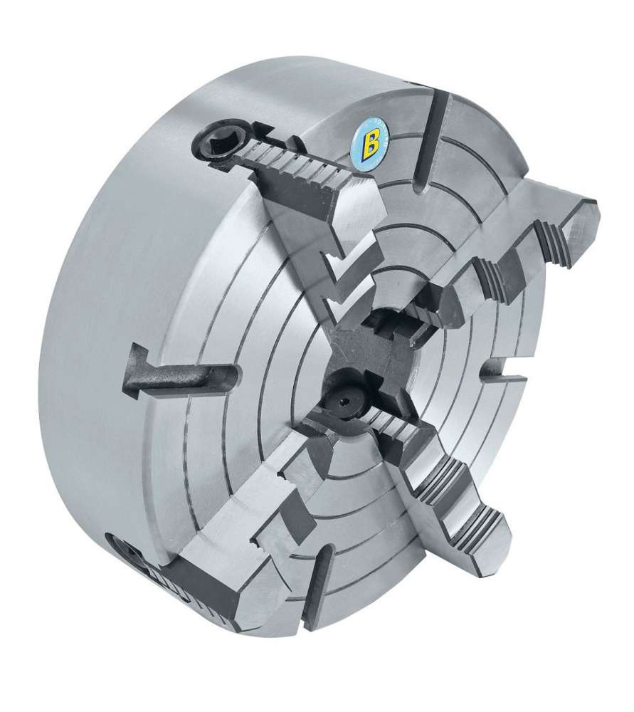 Mandrino a 4 griffe 160/D4 per tornio per metalli Bernardo Profi 900 Vario