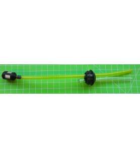Tank clamp with fuel pipes for Zipper ZI-MOS4T brush cutter