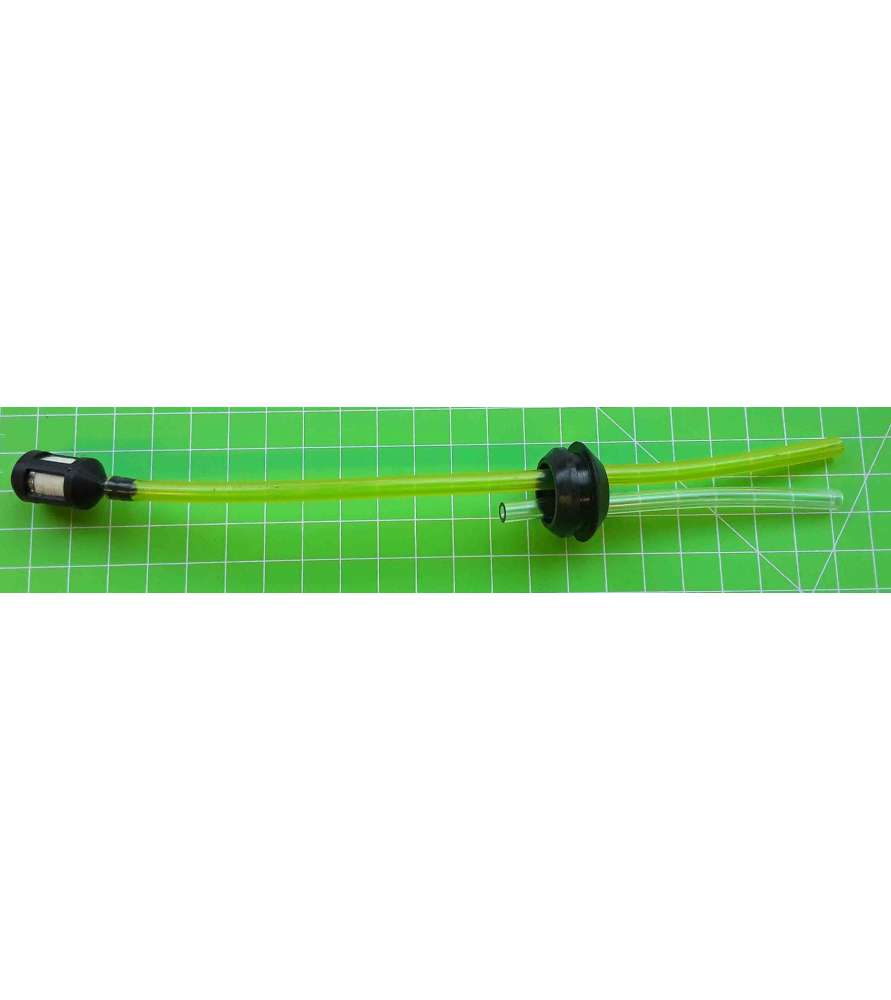 Tuyaux de carburant avec collier de serrage pour débroussailleuse Zipper ZI-MOS4T