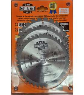 CMT 160 mm Hartmetall-Kreissägeblätter – 3er-Pack