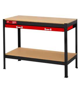 Banco da lavoro in metallo Holzmann WT40 con cassetti