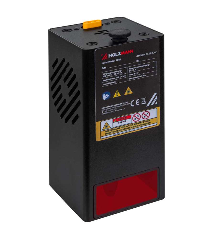 Lasermodul 20W für Tischfräsmaschine CNC Holzmann CTF45P